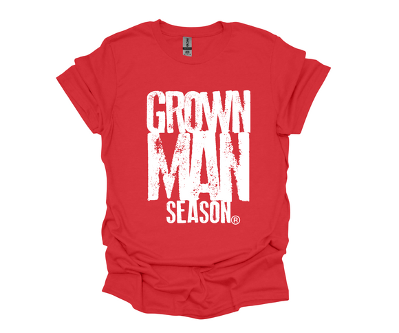 Grown Man Season Unisex Red Tee