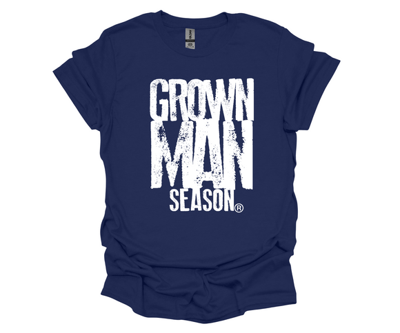 Grown Man Season Unisex Navy Tee