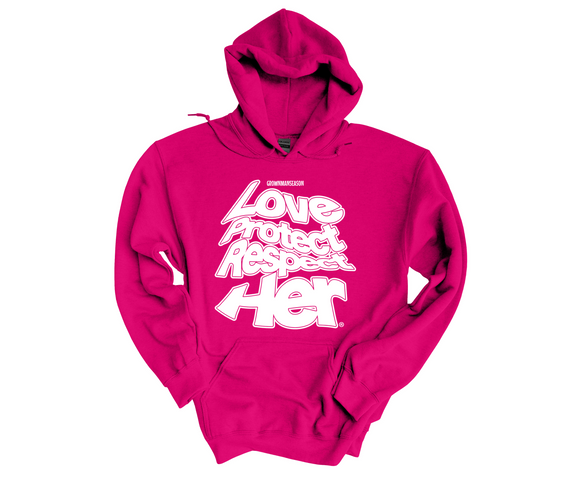 HER By Grown Man Season Unisex Pink Hoodie