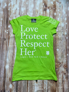 HER BOLD "Green Apple" Ladies Tee By GMS